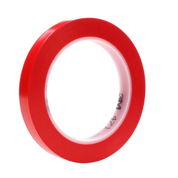 3M™ Weich-PVC-Klebeband 471, Rot, 12 mm x 33 m, 0.14 mm