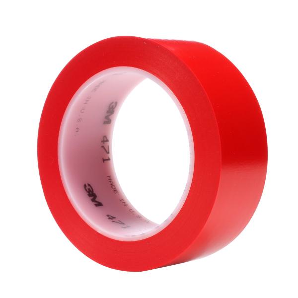 3M™ Weich-PVC-Klebeband 471, Rot, 38 mm x 33 m, 0.14 mm