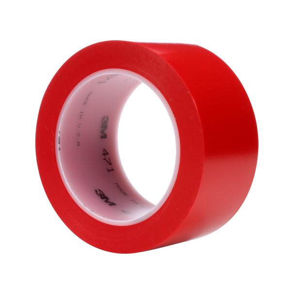 3M™ Weich-PVC-Klebeband 471, Rot, 50 mm x 33 m, 0.14 mm