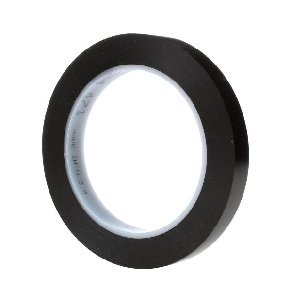 3M™ Weich-PVC-Klebeband 471, Schwarz, 12 mm x 33 m, 0.14 mm