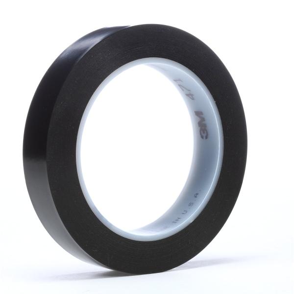 3M™ Weich-PVC-Klebeband 471, Schwarz, 19 mm x 33 m, 0.14 mm