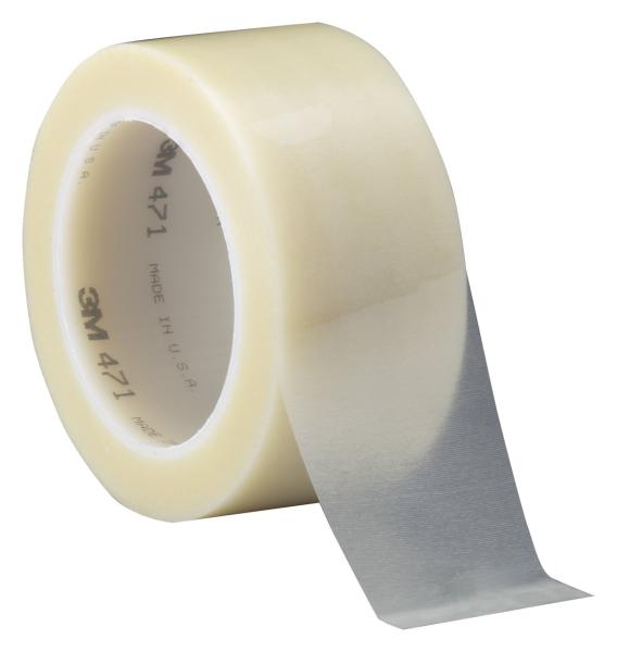 3M™ Weich-PVC-Klebeband 471, Transparent, 50 mm x 33 m, 0.14 mm, einzelverpackt