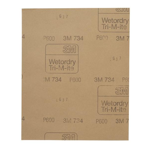3M™ Wetordry™ Schleifpapier 734, 230 mm x 280 mm, P600, 01973