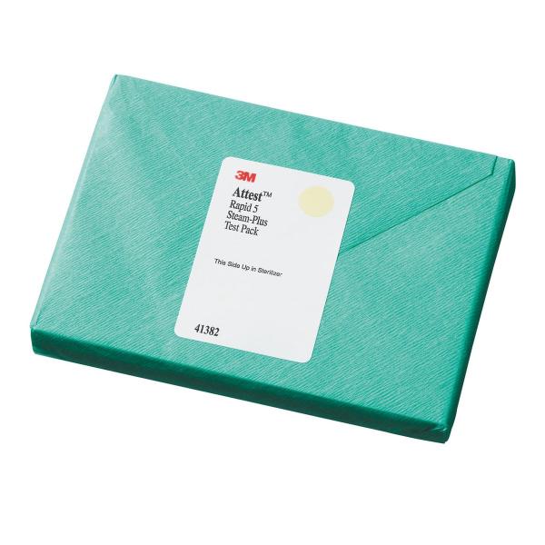 3M™ Attest™ Rapid Steam Biological Indicator Test Pack with Type 5 CI, 41382F, Brown Cap, 3 hr, 16/CAR, 4 CAR/CS, 64/CS
