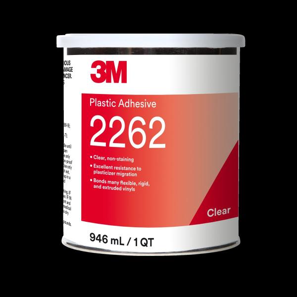 3M™ Kunststoffkleber 2262, Transparent, 946 ml