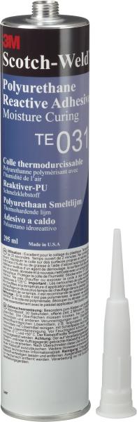 3M™ Scotch-Weld™ Reaktiver PUR-Schmelzklebstoff TE031, Schwarz, 295 ml