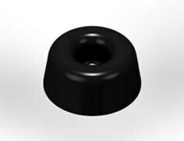 3M™ Bumpon™ SJ5009 Elastikpuffer, Schwarz, 22,3 x 10,1 mm, Klebstoff Natur-Kautschuk R-30