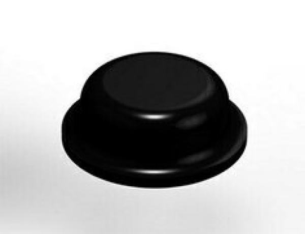 3M™ Bumpon™ SJ5076 Elastikpuffer, Schwarz, 8,0 x 2,8 mm, Klebstoff Natur-Kautschuk R-30