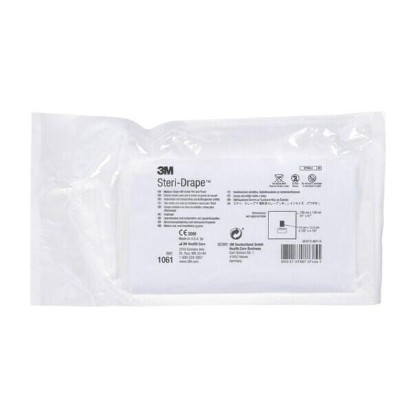 3M™ Steri Drape™ Ophtalmologie-Abdeckung mit Inzisionsfolie, 1061, 130 cm x 130 cm, 10 Stück / Packung