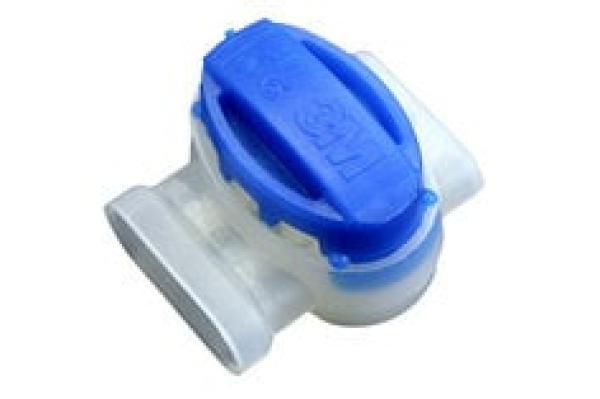 3M™ Scotchlok™ 314 Verbinder, feuchtigkeitsbeständig, flammwidrig, Blau, 600 V, max. 0,5 - 1,5 mm², 1000 Stück / Packung