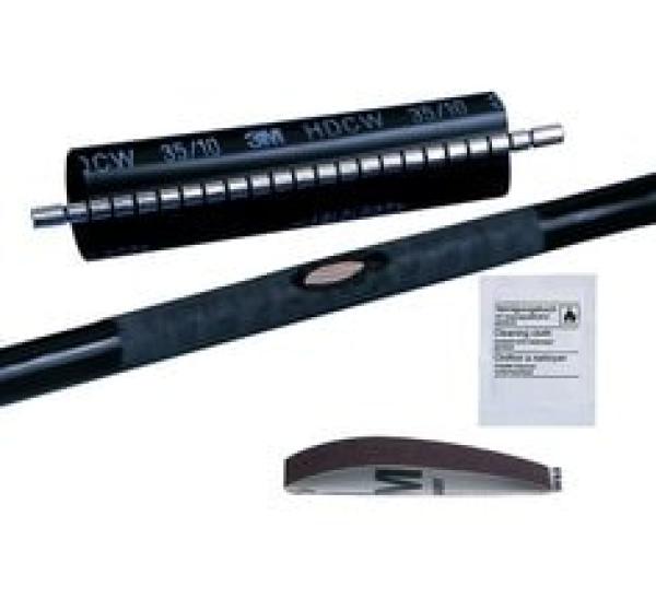3M™ HDCW Warmschrumpf-Reparaturmanschette, Schwarz, 80/25 mm, 750 mm