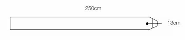 3M™ Steri Drape™ Kamerabezug, 1100E, 250 cm x 13 cm, 50 Stück / Packung