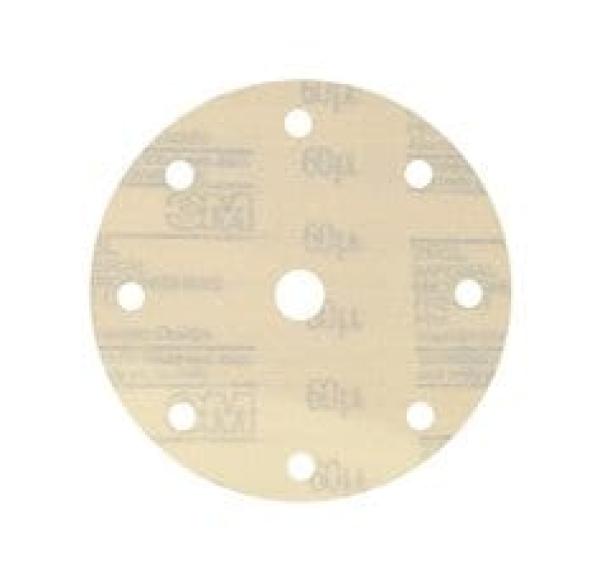 3M™ Hookit™ Microfinishing Filmscheibe 266L, 150 mm, 30 MIC, 9-fach gelocht