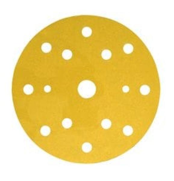 3M™ Hookit™ Papierschleifscheibe 255P, 150 mm, P400, 15-fach gelocht