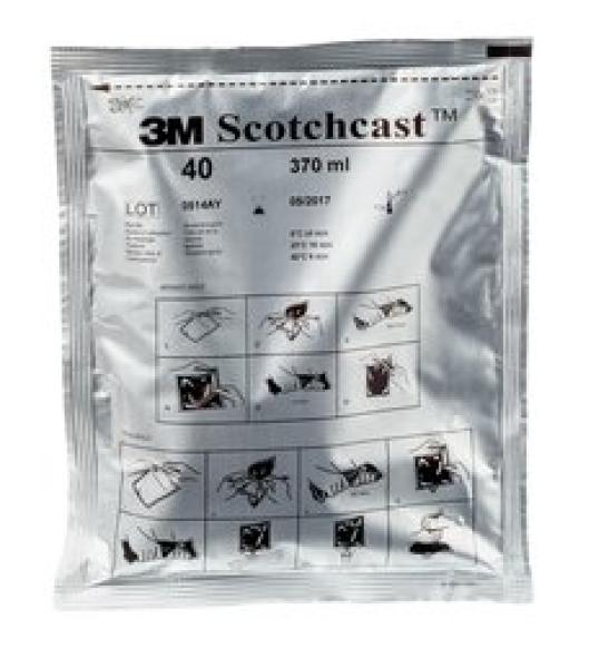 3M™ Scotchcast™ 40-C, Polyurethan-Kabelharz, 2-Komponenten GMG-System, ohne Tülle, Größe C, 370 ml, Großpackung