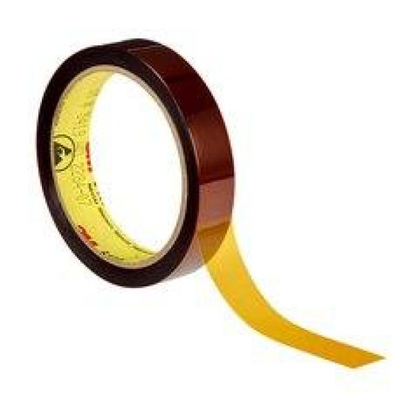 3M™ 5419 Hochtemperatur Polyimid-Klebeband, Gold, 19 mm x 33 m, 0,07 mm