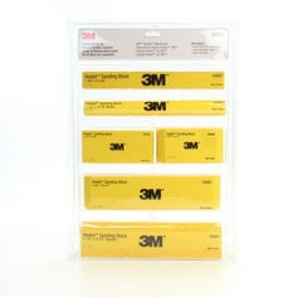 3M™ Hookit™ Handschleifblock Kit, 7 teilig, 61 cm x 46 cm, 05684