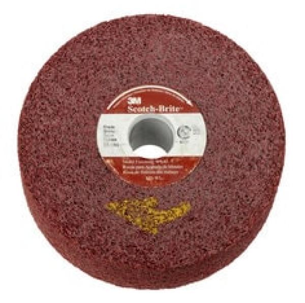 Scotch-Brite™ Metal Finishing gewickelte Kompaktscheibe MF-WL, 203 mm x 609 mm x 76 mm, 5A MED