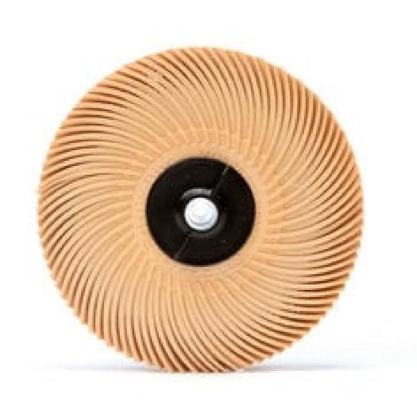 Scotch-Brite™ Radial Bristle Brush RB-ZB, orange, 76,2 mm x 9,5 mm, 6 Micron, Typ C