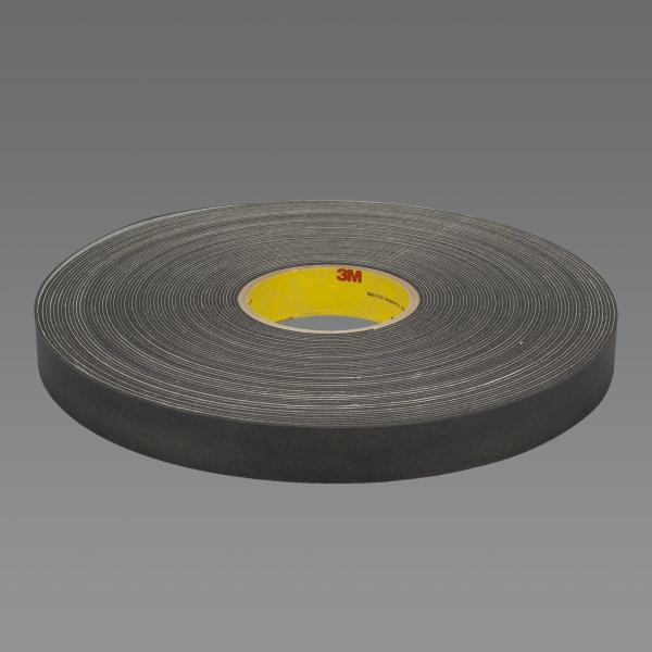 3M™ Einseitiges Vinyl-Schaumstoff-Klebeband 4508, Schwarz, 12 mm x 33 m, 3.2 mm