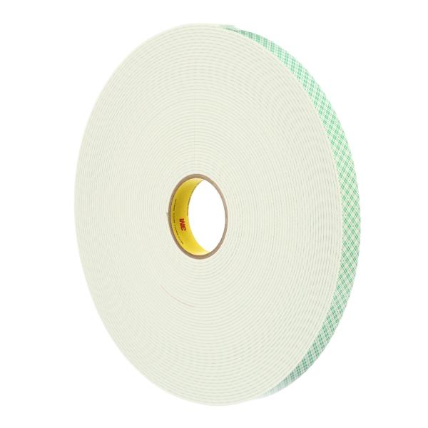 3M™ Doppelseitiges Urethanschaum-Klebeband 4008, Beige, 12 mm x 33 m, 3.2 mm