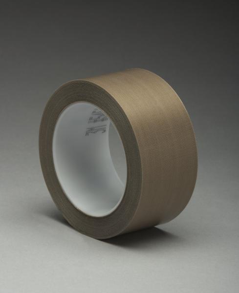 3M™ PTFE Glasgewebe-Klebeband 5451, Braun-Transparent, 254 mm x 33 m, 0.14 mm