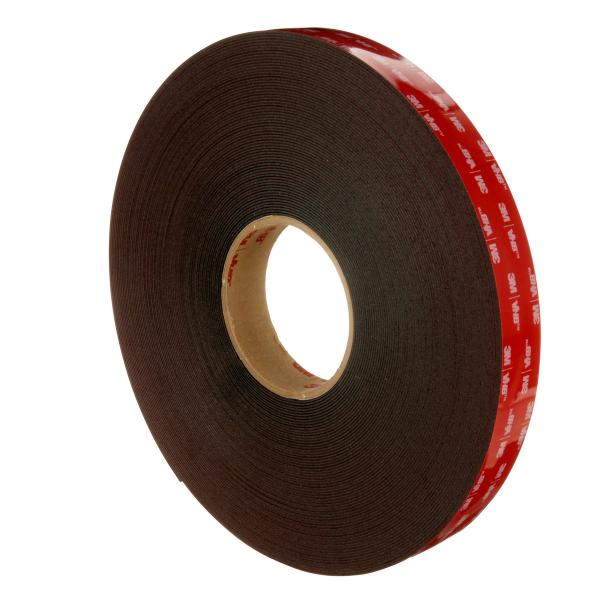 3M™ VHB™ Klebeband 4947F, Schwarz, 12 mm x 700 m, 1.1 mm, Kreuzgespult