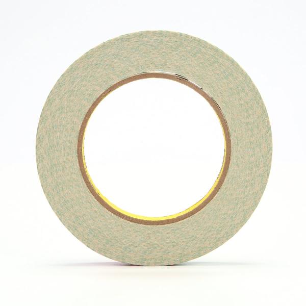 3M™ Doppelseitiges Klebeband mit Papiervlies-Träger 410M, Weiß, 25 mm x 33 m, 0.15 mm, Einzelverpackt