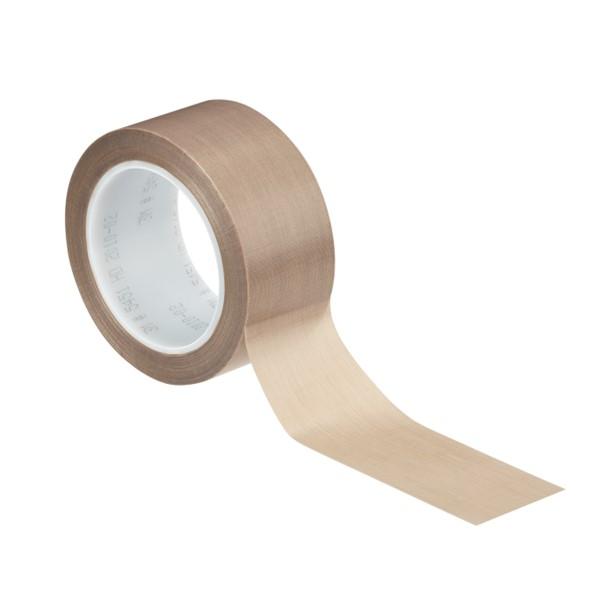 3M™ PTFE Glasgewebe-Klebeband 5451, Braun-Transparent, 19 mm x 33 m, 0.14 mm