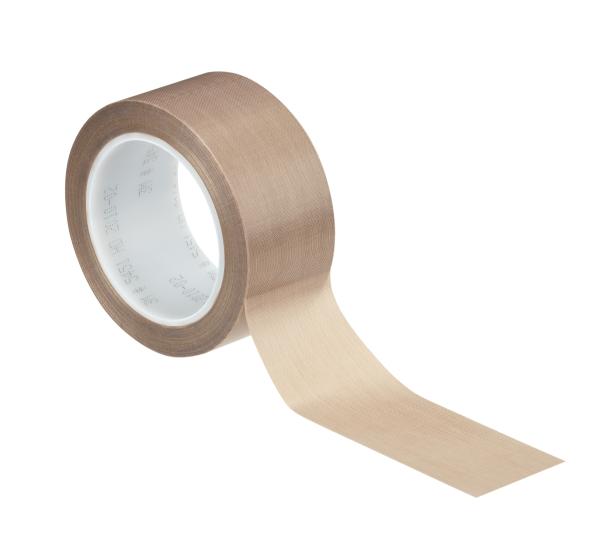 3M™ PTFE Glasgewebe-Klebeband 5451, Braun, 51 mm x 33 m, 0.14 mm