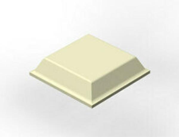 3M™ Bumpon™ SJ5008 Elastikpuffer, Weiß, 12,7 x 3,1 mm, Klebstoff Natur-Kautschuk R-30