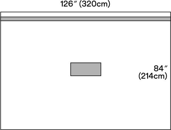 3M™ Steri Drape™ Vertikal-Abdeckung, 1014, 213 cm x 320 cm, 5 Stück / Packung