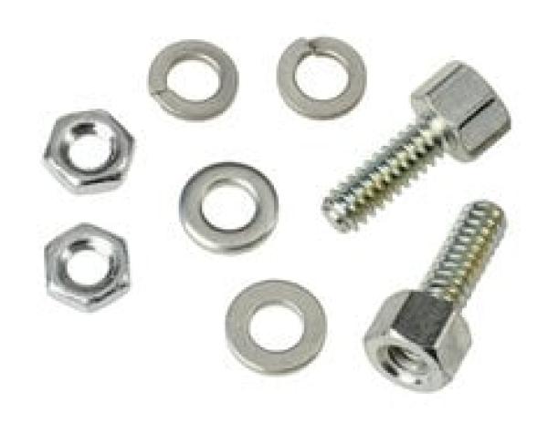 3M™ 3341-1S, Jack Socket Schraubensatz, D Sub u. D Ribbon Verb., 2 Jack Sockets, 8 Unterlegsch., 2 Federringe, 2 Muttern