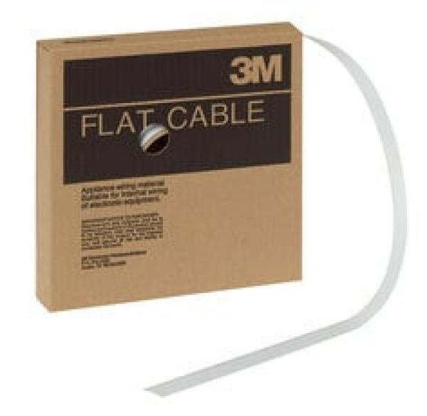 3M™ 3801/16, Flachbandkabel, 16-polig, 3801 Serie, Litzenleiter, 1,27 mm, Grau, 30,5 m/Rolle