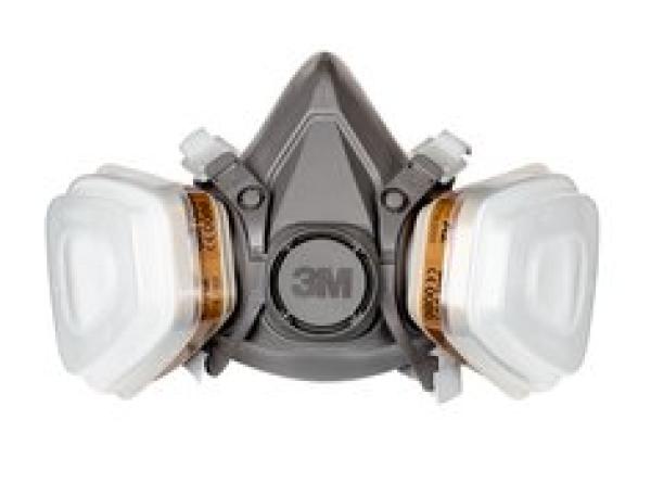 3M™ Mehrweg-Atemschutzmaske für Lackierarbeiten Starter-Paket, Standard-Maske für Lackierarbeiten, A2P3 R Filter, große Maske, 50685