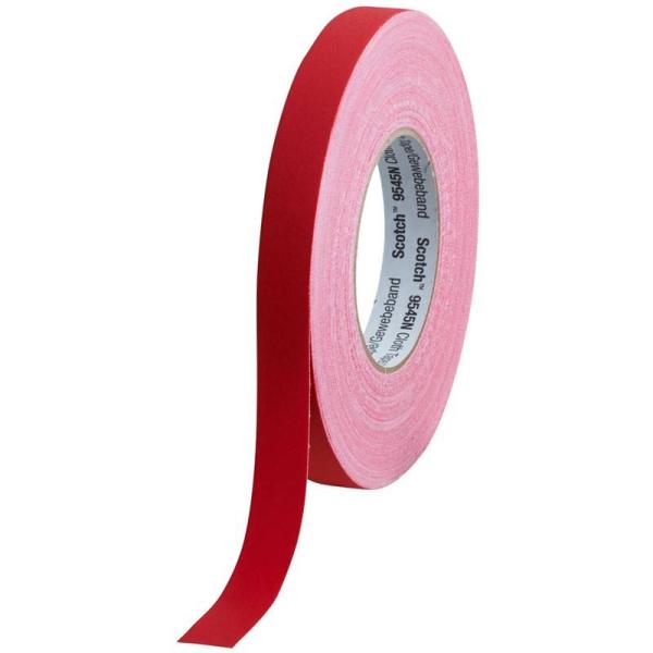 Scotch® 9545N Imprägniertes Gewebeband, Rot, 19 mm x 50 m, 0,3 mm