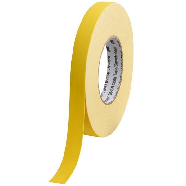 Scotch® 9545N Imprägniertes Gewebeband, Gelb, 19 mm x 50 m, 0,3 mm