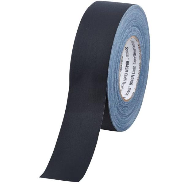 Scotch® 9545N Imprägniertes Gewebeband, Schwarz, 50 mm x 50 m, 0,3 mm