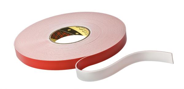 3M™ VHB™ Klebeband für Metall-Fassadenelemente W20F, Weiß, 25 mm x 16.5 m, 2.0 mm