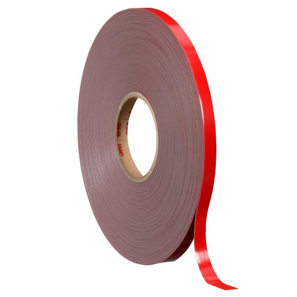 3M™ VHB™ Klebeband 4646F, Grau, 19 mm x 3 m, 0.6 mm, Kurzrolle