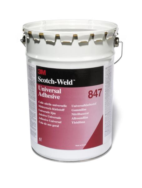 3M™ Lösemittelklebstoff auf Nitrilkautschukbasis 847, Braun, 5 L
