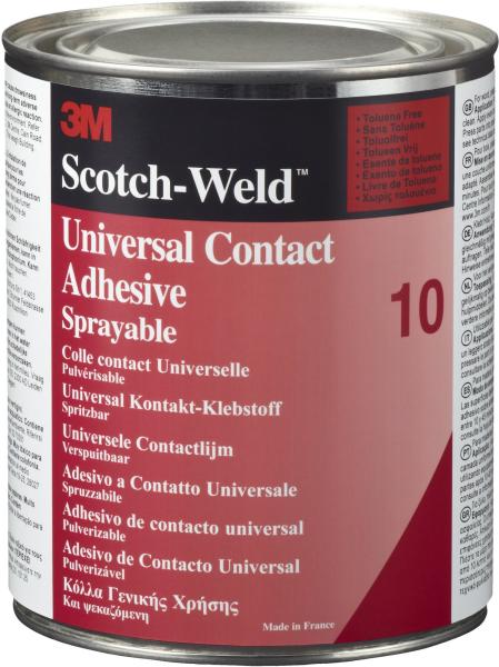 3M™ Lösemittelklebstoff auf Polychloroprenbasis 10, Gelb, 5 L