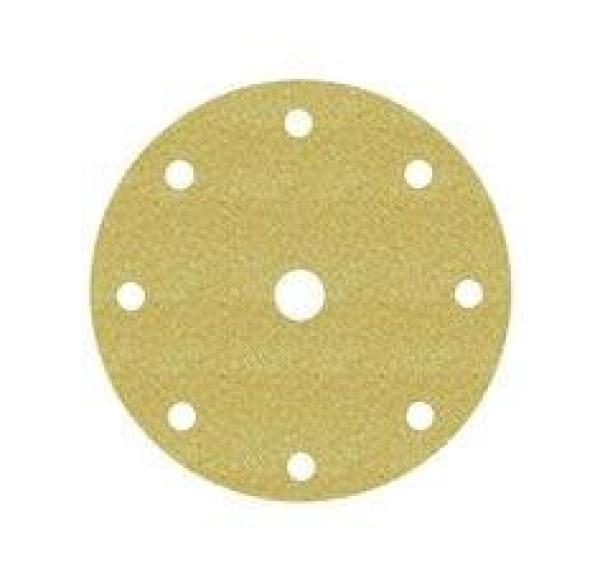 3M™ Hookit™ Papierschleifscheibe 255P, 150 mm, P100, 9-fach gelocht