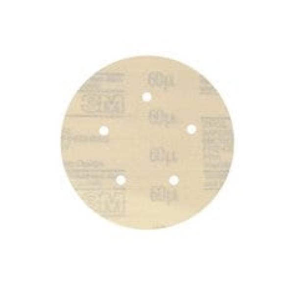 3M™ Hookit™ Microfinishing Filmscheibe 266L, 125 mm, 30 MIC, 5-fach gelocht