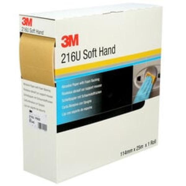 3M™ Handrolle 216U Soft, 114 mm x 25 mm, P800, 50340