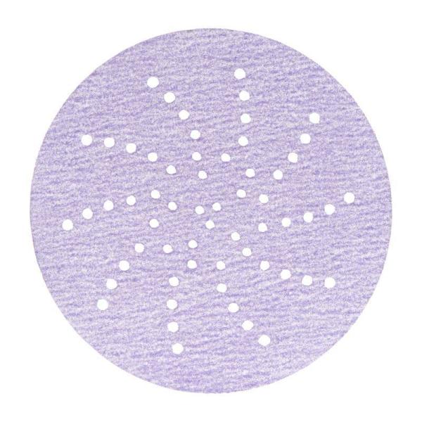 3M™ Hookit™ Purple Premium Schleifscheibe 334U, 76 mm, Multihole, P600, 51019