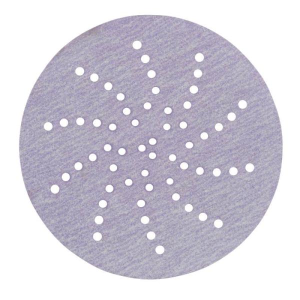 3M™ Hookit™ Purple Premium Schleifscheibe 334U, 76 mm, Multihole, P500, 51020