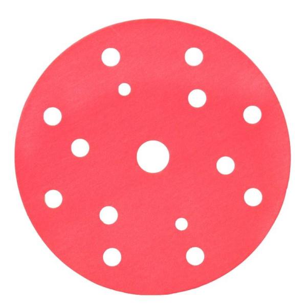 3M™ Hookit™ Rot 316U, 150 mm, P500, 15-fach gelocht, 500 Stück / Karton