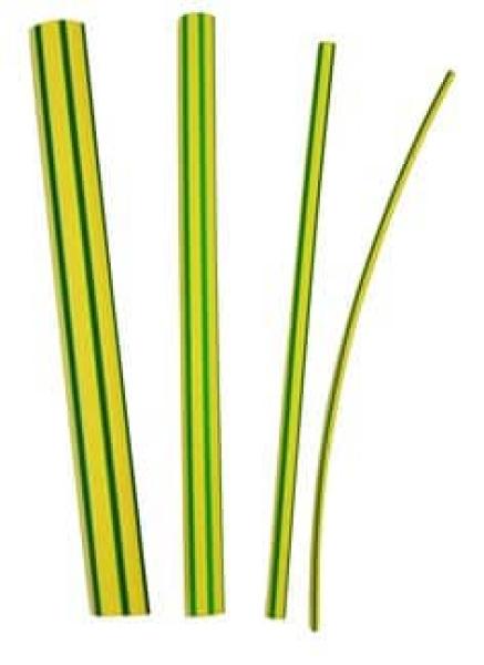 3M™ SFTW-202A Dünnwandiger Warmschrumpfschlauch, Gelb-Grün, 3,2/1,6 mm, 100 m