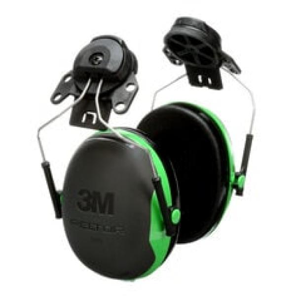 3M™ PELTOR™ Kapselgehörschützer, grün, Helmbefestigung, X1P3